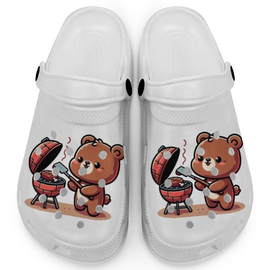 Cute BBQ Bear Clogs