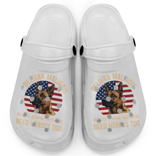 BELGIAN MALINOIS GERMAN SHEPHERDS NEED HEROS TOO Clogs