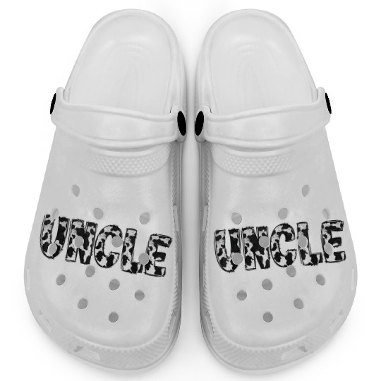 Uncle Cow Pattern Print Clogs