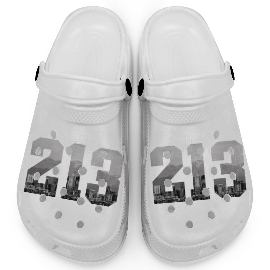 Los Angeles 213 Area Code California Skyline Clogs