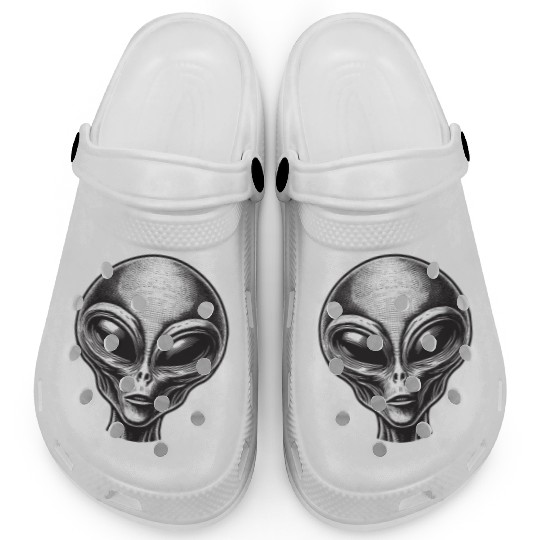 Grey Alien Clogs