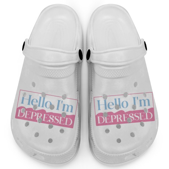 Hello I’m Depressed Clogs