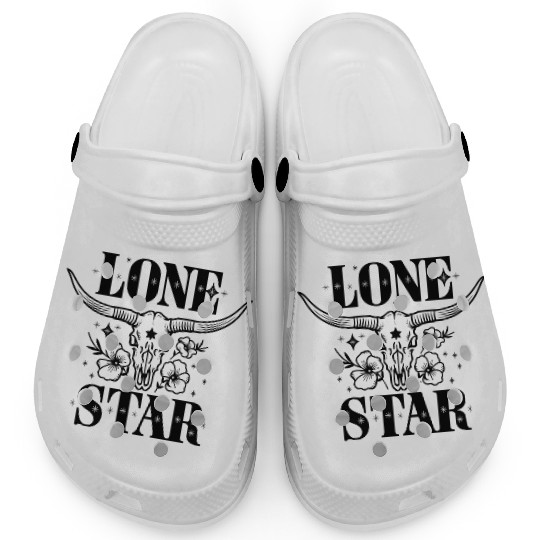 Lone Star" Elegant Western Longhorn Clogs