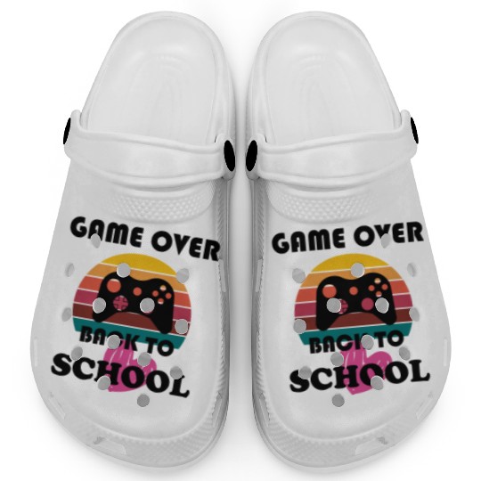 Game Over back to school Clogs