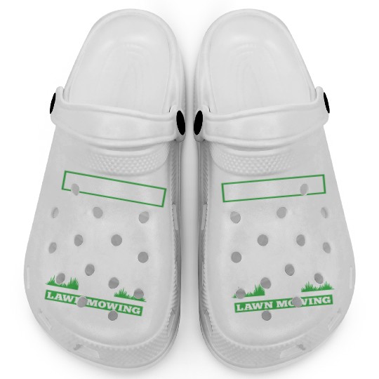 Landscaper Gardener Love Lawn Mowing Clogs