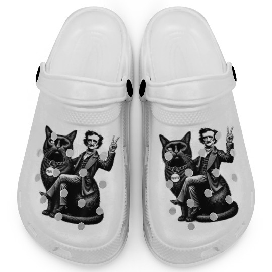Edgar Allan Poe Riding Clogs