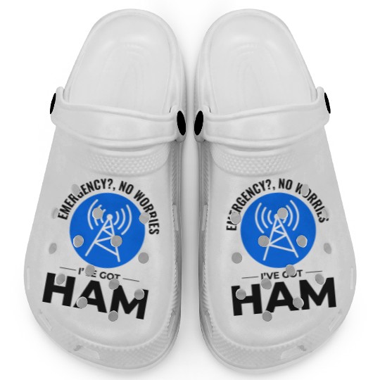 Amateur Ham Radio Operator Radio Waves Frequency Clogs