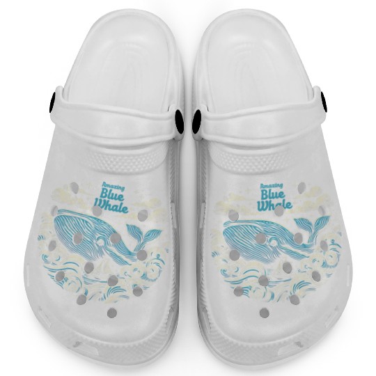 Amazing Blue Whale Clogs