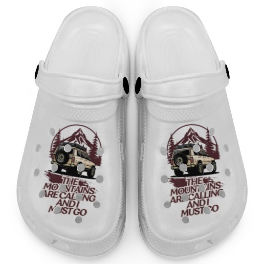 the mountains are calling and i must go Clogs