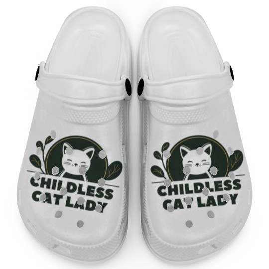childless cat lady Clogs