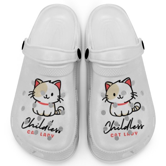 Childless Cat Lady, cat-loving lifestyle Clogs