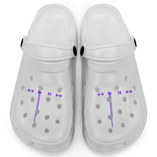 Play it Loud Button Graffiti Drop Club Music Party Clogs