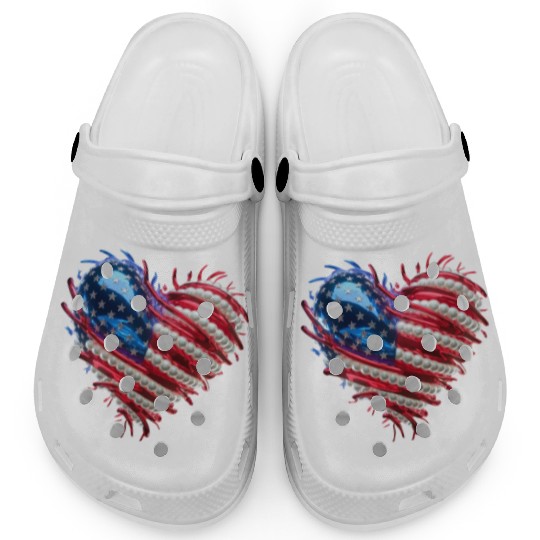 I love my country Clogs