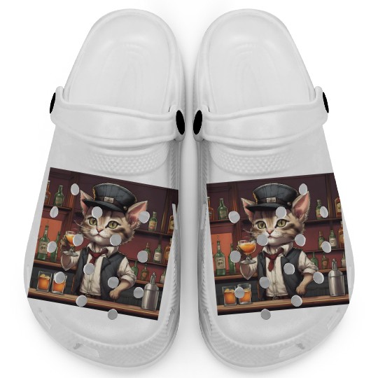 bartender kitty Clogs