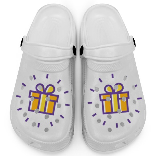 AA line icon of a gift box typically features a si Clogs