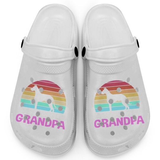 Dog Lover Great Dane Grandpa Way More Cooler Clogs
