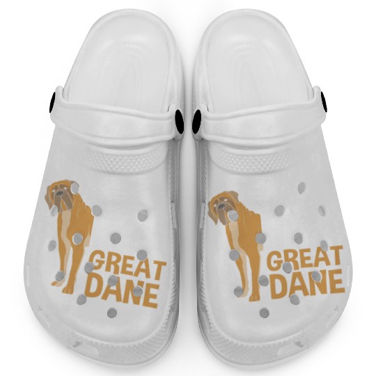 Funny Dog Lovers Life Is Better With A Great Dane Clogs
