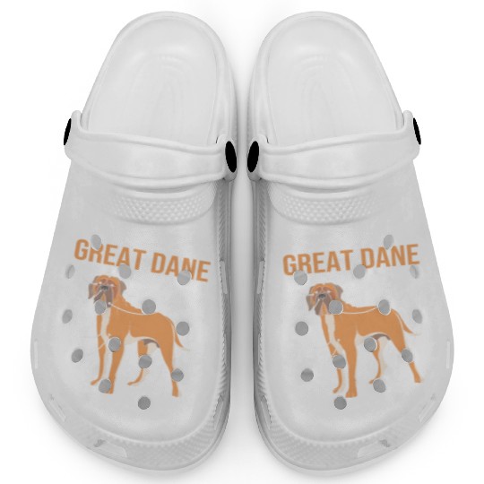 Funny Dog Owner Anatomy Of A Great Dane Clogs