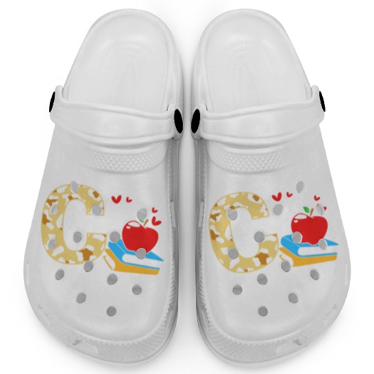 Leopard Print Back To School For School Counselor Clogs