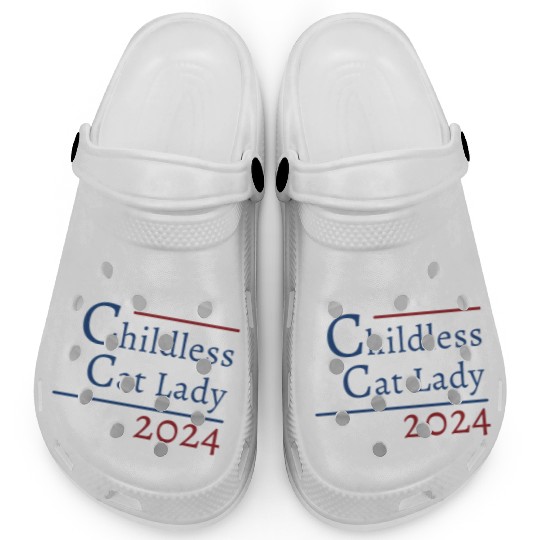 "Childless Cat Lady" Kamala Harris 2024 Clogs