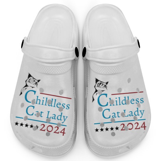 "Childless Cat Lady" Kamala Harris 2024 Clogs