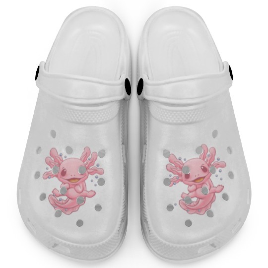 Axolotl Love Salamander Animal Lover Amphibians Pe Clogs