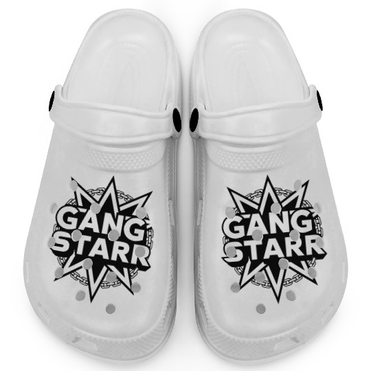 Gangstarr Logo Clogs - Classic Hip-Hop Design