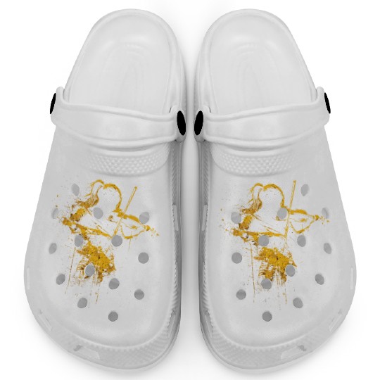 Violin Girl Clogs