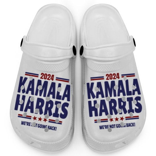 Kamala Harris 2024 for President Stars Clogs