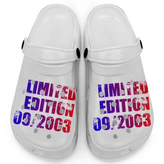 21st birthday Limited Edition 09/2003 Clogs