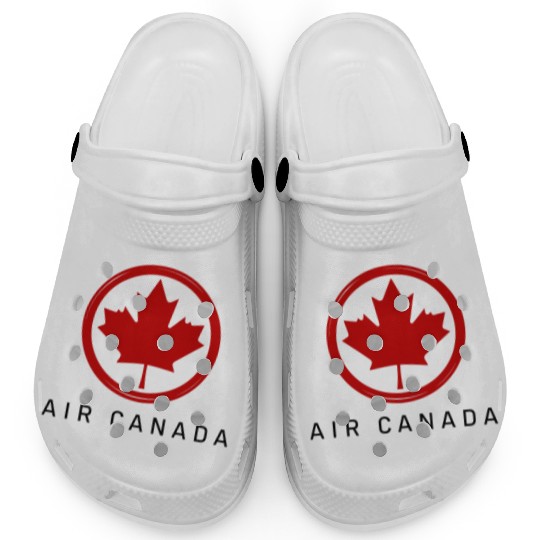 Stylish Air Canada Airline Design Clogs