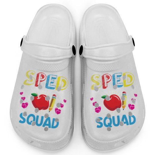 Sped Teacher special education teacher quad Clogs