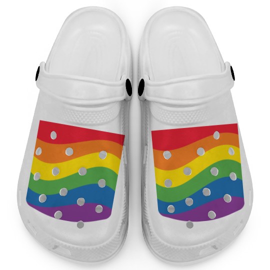 LGBT Pocket Transgender Lesbian Rainbow Gay Pride Clogs