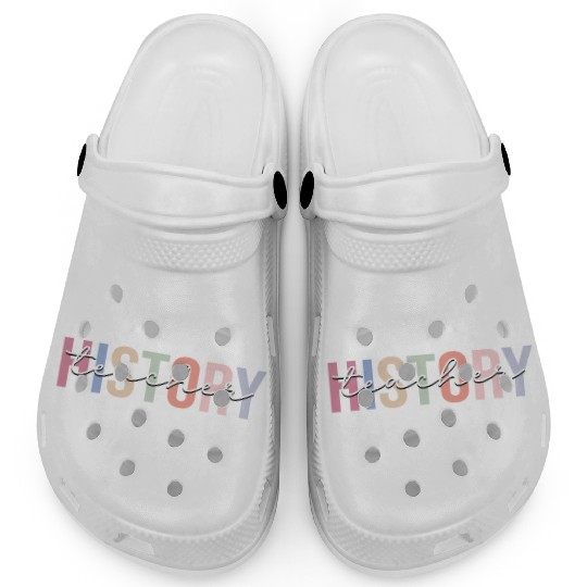 History Teacher School Clogs