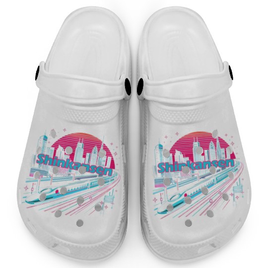 Shinkansen Japan Train bullet Clogs