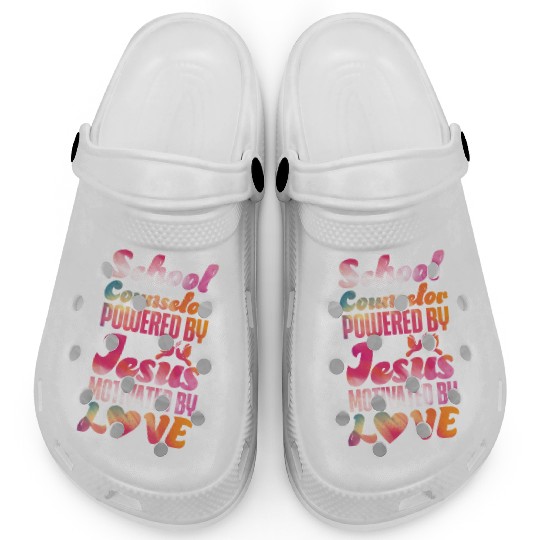 School Counselor Jesus Faith Clogs