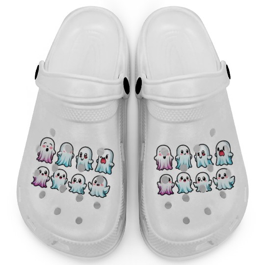 Boo Crew - Halloween Cute Ghost Clogs