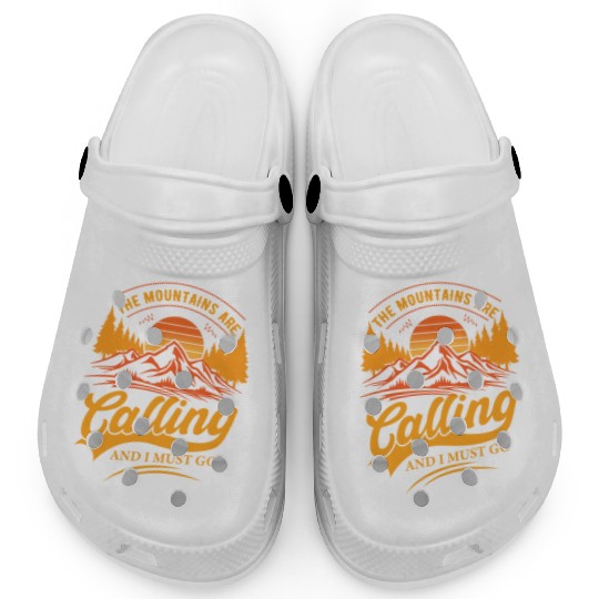the mountains are calling and i must go Clogs