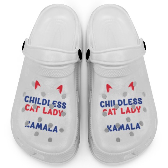 Funny This Childless Cat Lady Is Voting Kamala Clogs