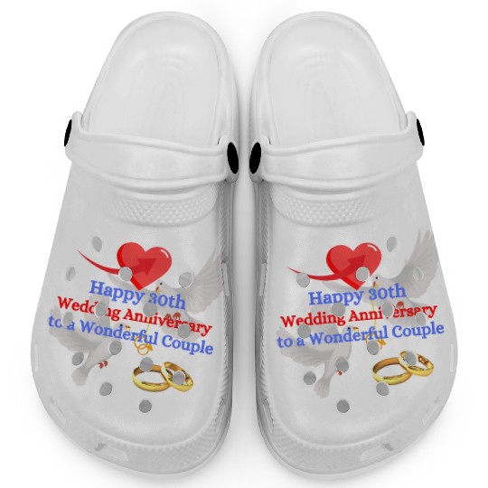 Happy wedding Aniiversary 30th Clogs
