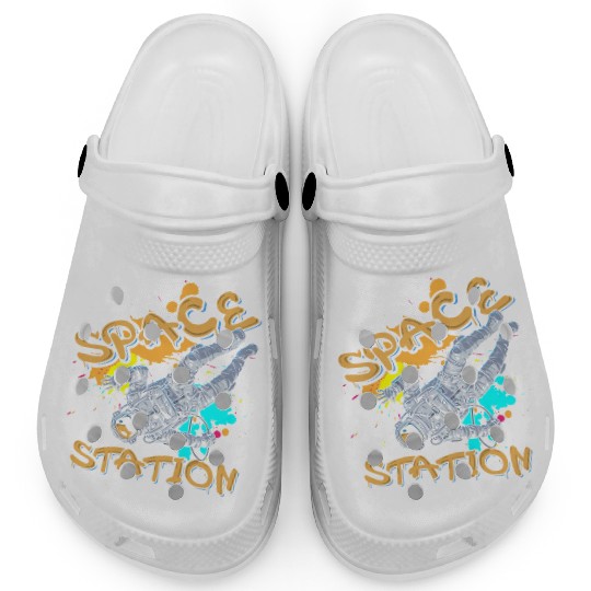 Graffiti Art Hip Hop Old School Clogs