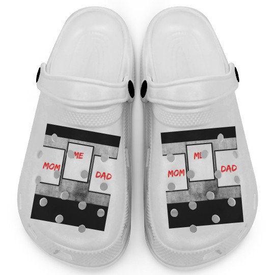 Family Love Trio: Mom, Me, and Dad Frames Clogs