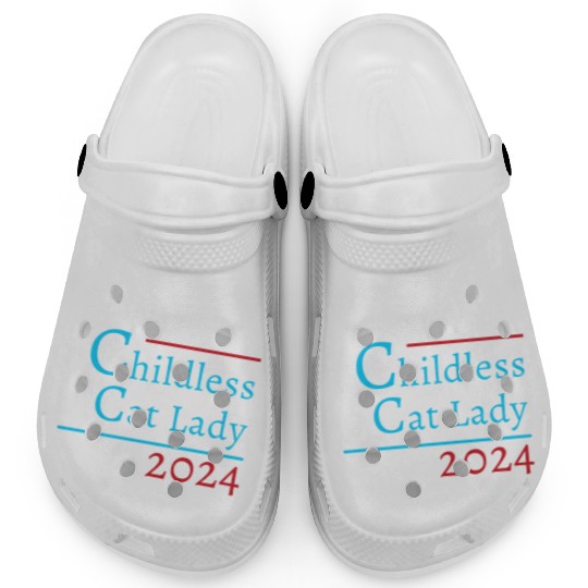 "Childless Cat Lady" Kamala Harris 2024 Clogs