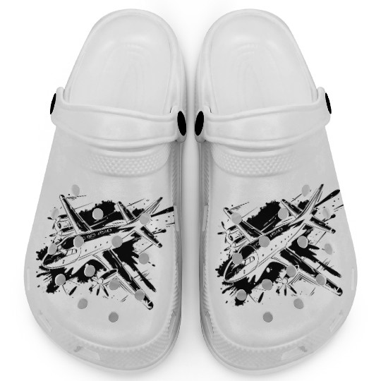 Aircraft Splotch Clogs