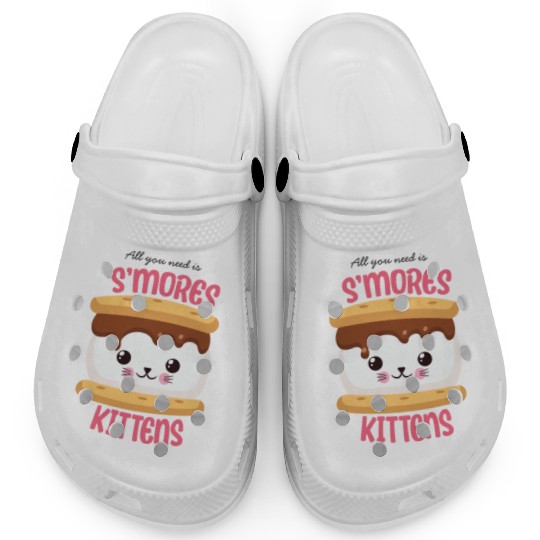 All You Need Is S'mores Kittens Clogs