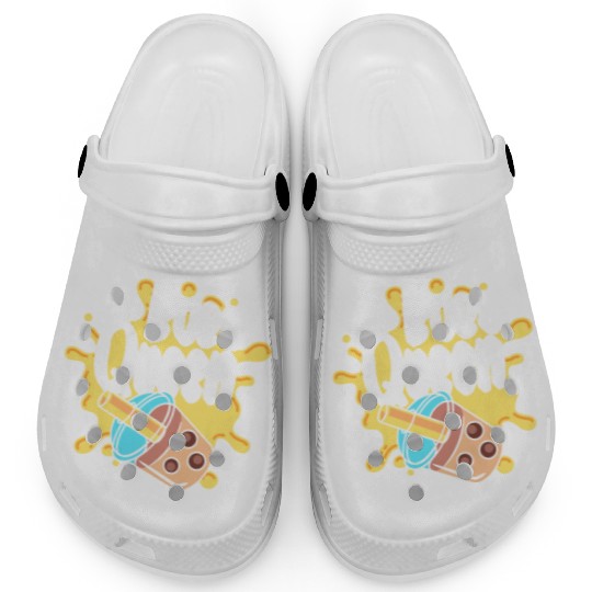 Kawaii Milk Tea Tea Balls Clogs