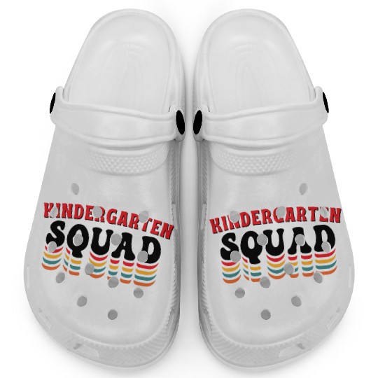 Kindergarten Squad - Kindergarten Teacher Clogs