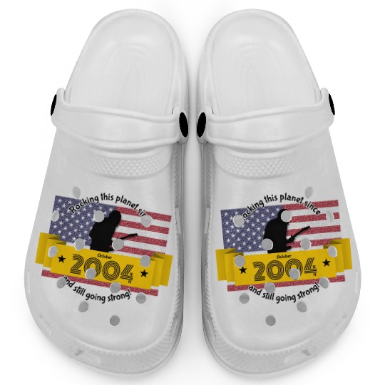 20th birthday Rocking this planet since 10/2004 Clogs