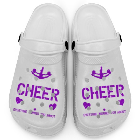 Crazy Cheer Mom Cheerleading Mommy Mother's Day Clogs