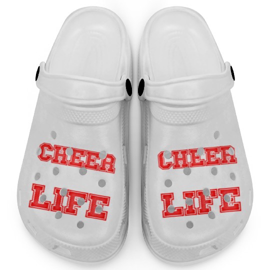 Living Cheer Mom Life Cheerleading Mother's Day Clogs
